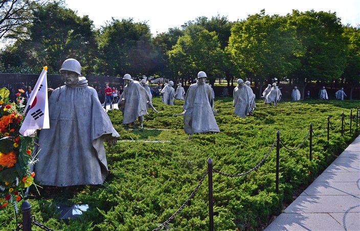 Statues of the Korean War Memorial